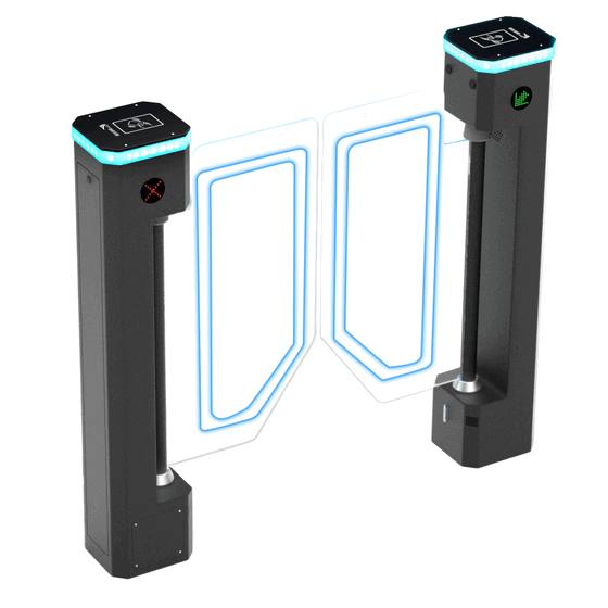 IP44 Face Recognition Swing Barrier for Secure Access in Kuwait City & Industrial Zones