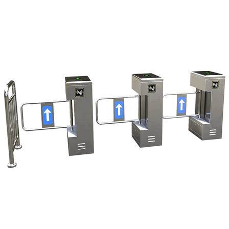 High-Security Swing Barrier Turnstiles for Kuwait Supermarkets, Malls & Commercial Towers