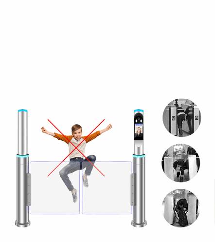 Baroxon Speed Gate Kuwait - High-Traffic Optical Turnstile for Residential, Commercial & Industrial Sites