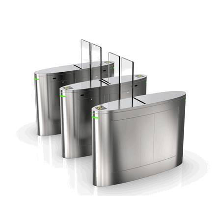 Brushless Wing Gate with Face Recognition & QR Access for Kuwait Office Complexes