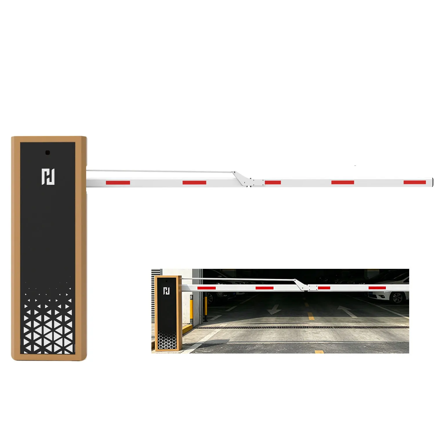 Boom Barrier Kuwait - High-Speed Aluminum Gate for Commercial Parking Access Systems