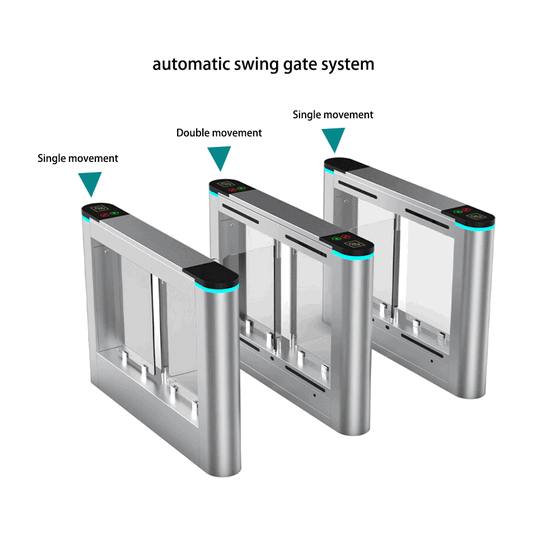 Baroxon Ba-YZS168 Swing Turnstile Gate - High-Speed Access Control for Kuwait Corporate & Residential Zones