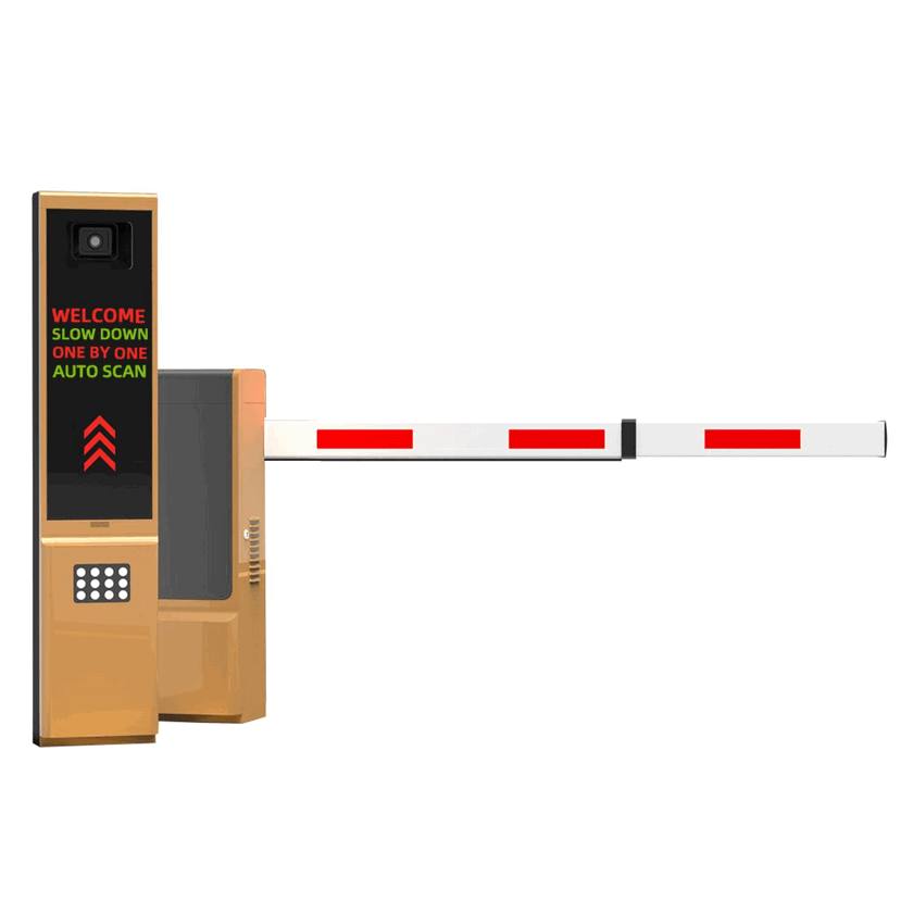 Industrial Straight-Arm Traffic Gate for Unattended Commercial Garages in Kuwait