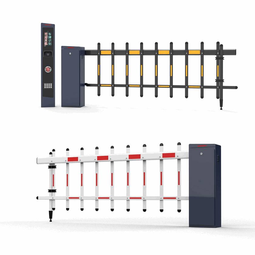 DC24V Low Voltage Boom Gate with LED Strip for Kuwait Parking Systems