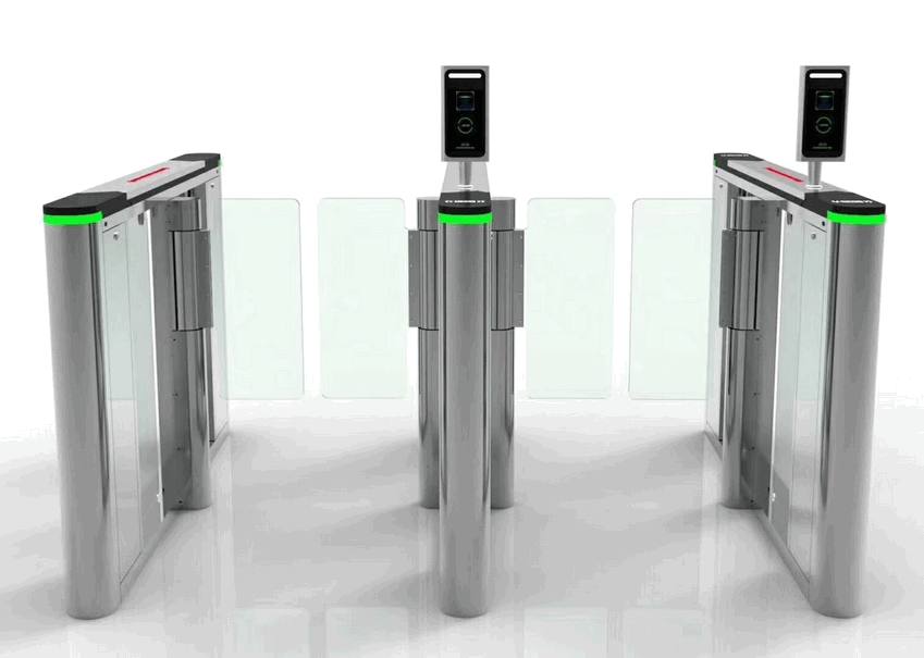 Baroxon Ba-Y002 RFID Optical Speedlane Turnstile - High Security Access Control for Kuwait City & Residential Complexes