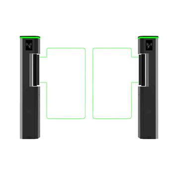 IP44 Face Recognition Swing Barrier for Secure Access in Kuwait City & Industrial Zones