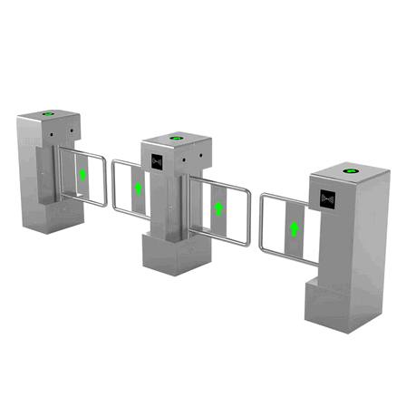 High-Security Swing Barrier Turnstiles for Kuwait Supermarkets, Malls & Commercial Towers