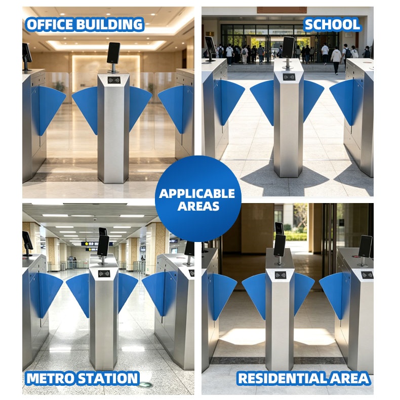 Turnstile with Face Recognition System for Kuwait Residential, Commercial & Industrial Access Control