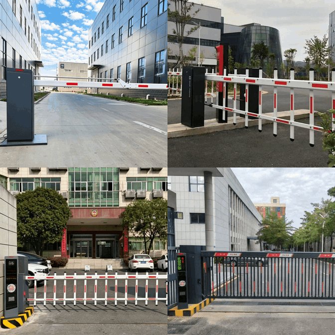DC24V Low Voltage Boom Gate with LED Strip for Kuwait Parking Systems