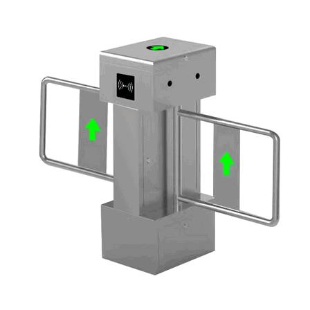 High-Security Swing Barrier Turnstiles for Kuwait Supermarkets, Malls & Commercial Towers