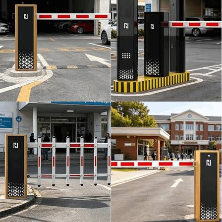 Speed-Adjustable DC24V Parking Boom Gate with Long-Range UHF Reader for Kuwait Markets