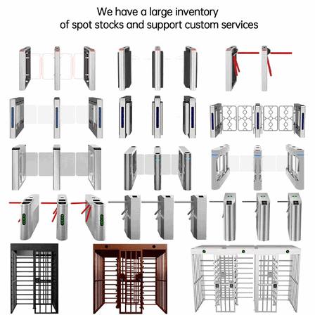 Automatic Swing Barrier Turnstile with Biometric Face Recognition for Kuwait Gym Facilities