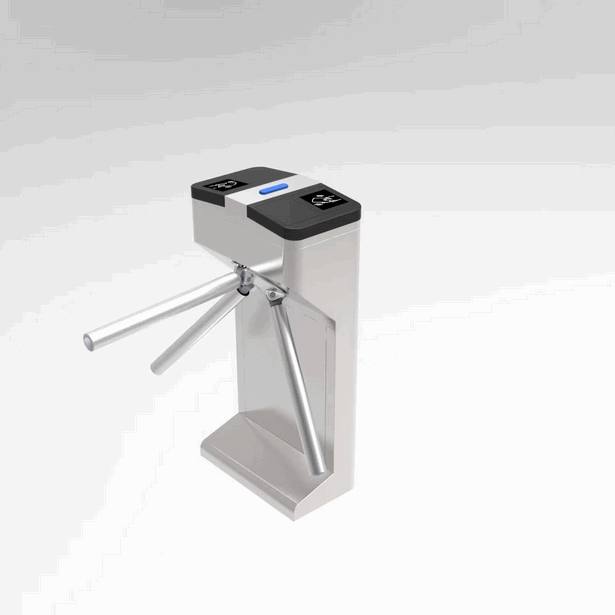 حاجز مشاة ثلاثي شبه تلقائي مقاوم للطقس من نوع IP44 مع نظام RFID للكويت