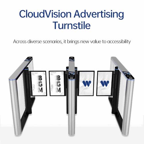 Electronic Swing Turnstile Gate with Smart Card & Biometric Access for Kuwait Residential & Commercial Sites