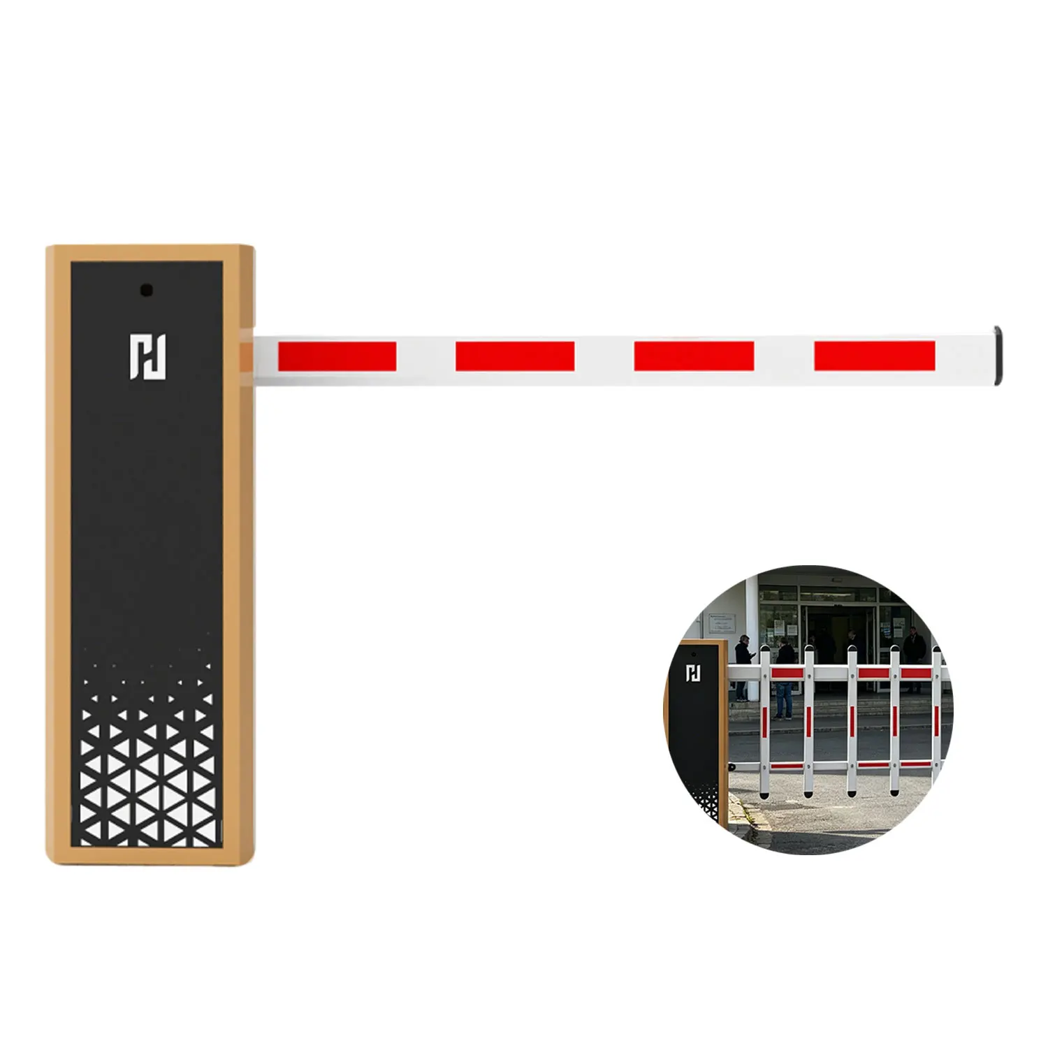 Boom Barrier Kuwait | Speed-Adjustable RFID Gate for Secure Parking Access