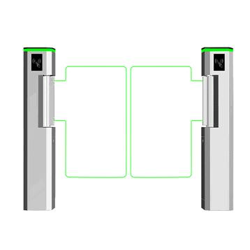 IP44 Face Recognition Swing Barrier for Secure Access in Kuwait City & Industrial Zones