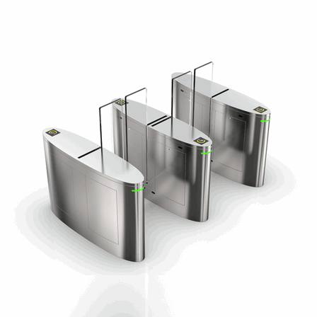 Brushless Wing Gate with Face Recognition & QR Access for Kuwait Office Complexes