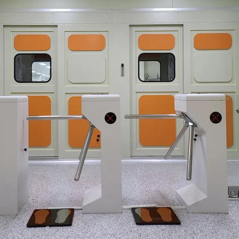 High-Security 304 Stainless Steel Tripod Turnstile for Corporate Office Access Control in Kuwait