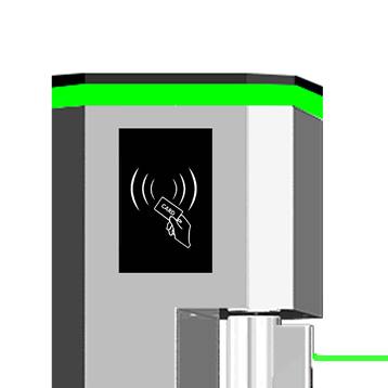 IP44 Face Recognition Swing Barrier for Secure Access in Kuwait City & Industrial Zones