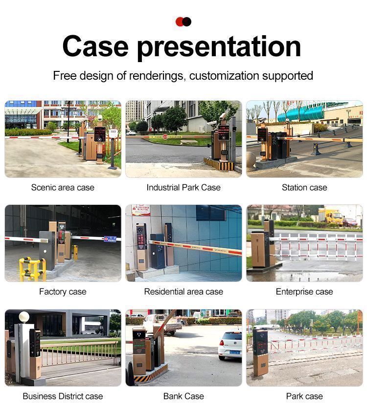 Warehouse inventory of boom gate components ready for Kuwait distributors
