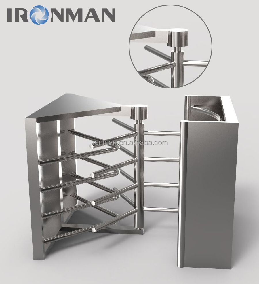 Baroxon Ba-Q805 full height industrial turnstile barrier gate security hardware