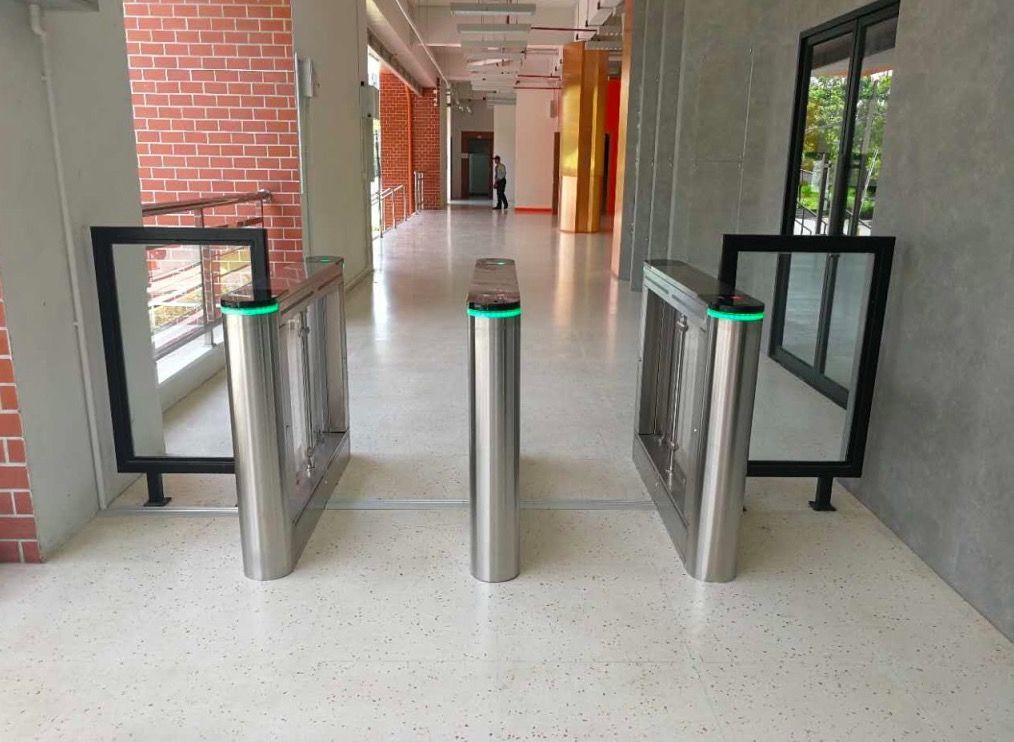 Production line of Baroxon pedestrian turnstile gates at shandong factory