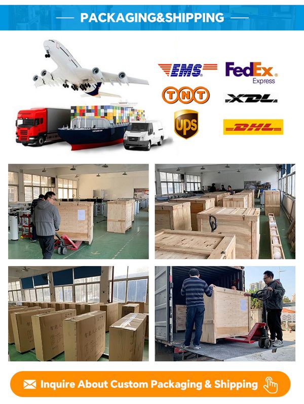 Export packaging of pedestrian barrier units for Kuwait port shipping