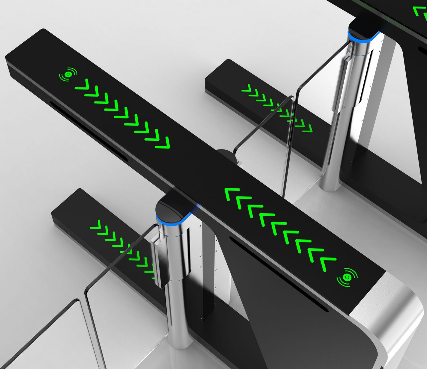 Baroxon industrial grade turnstile entrance system optimized for Kuwait enterprises