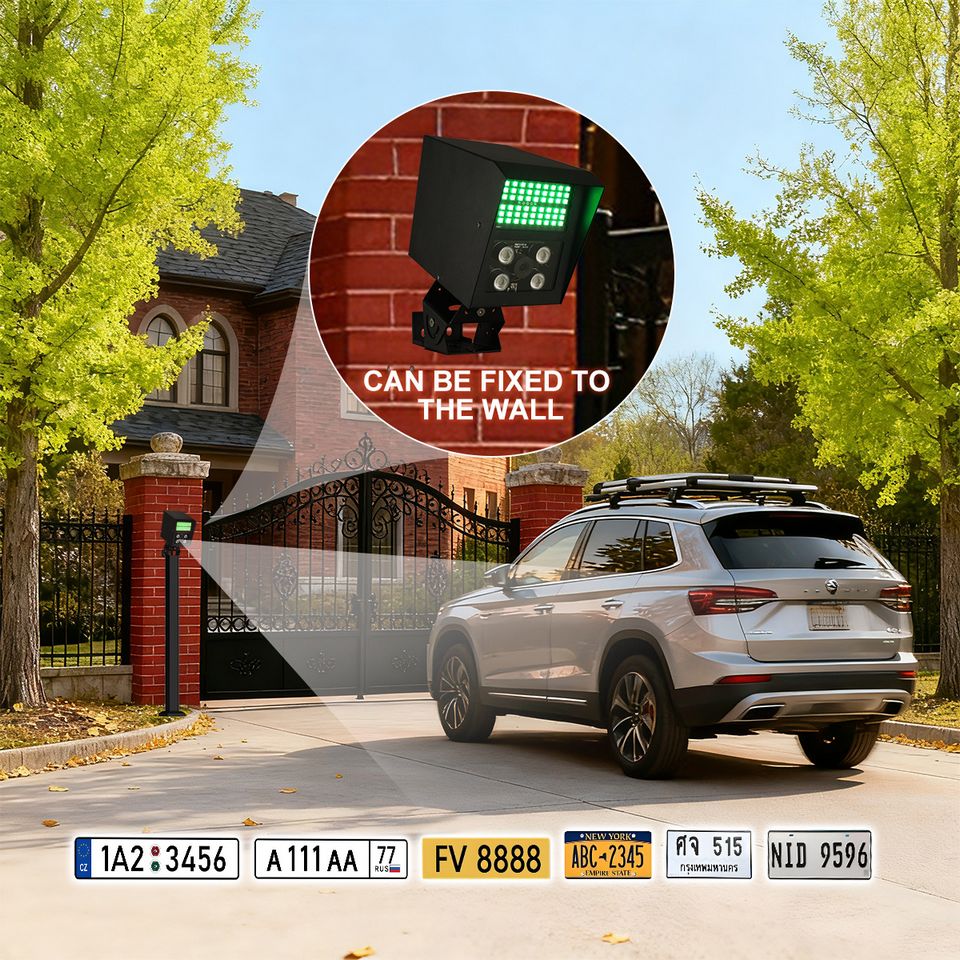 Smart gate system for residential estates based on AI plate recognition